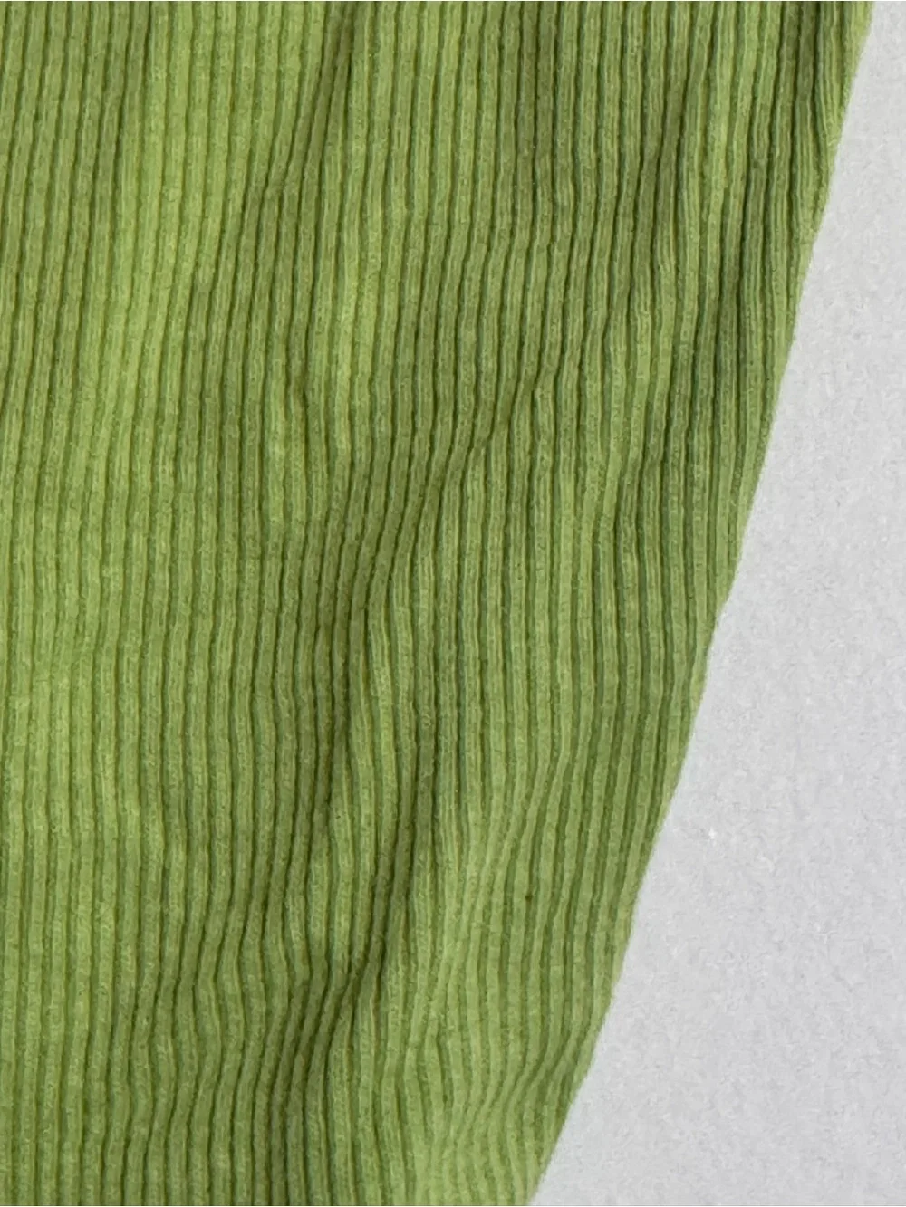Zara Ruffled Tie-Front Crop Top - Lime Green - Picture 4 of 4